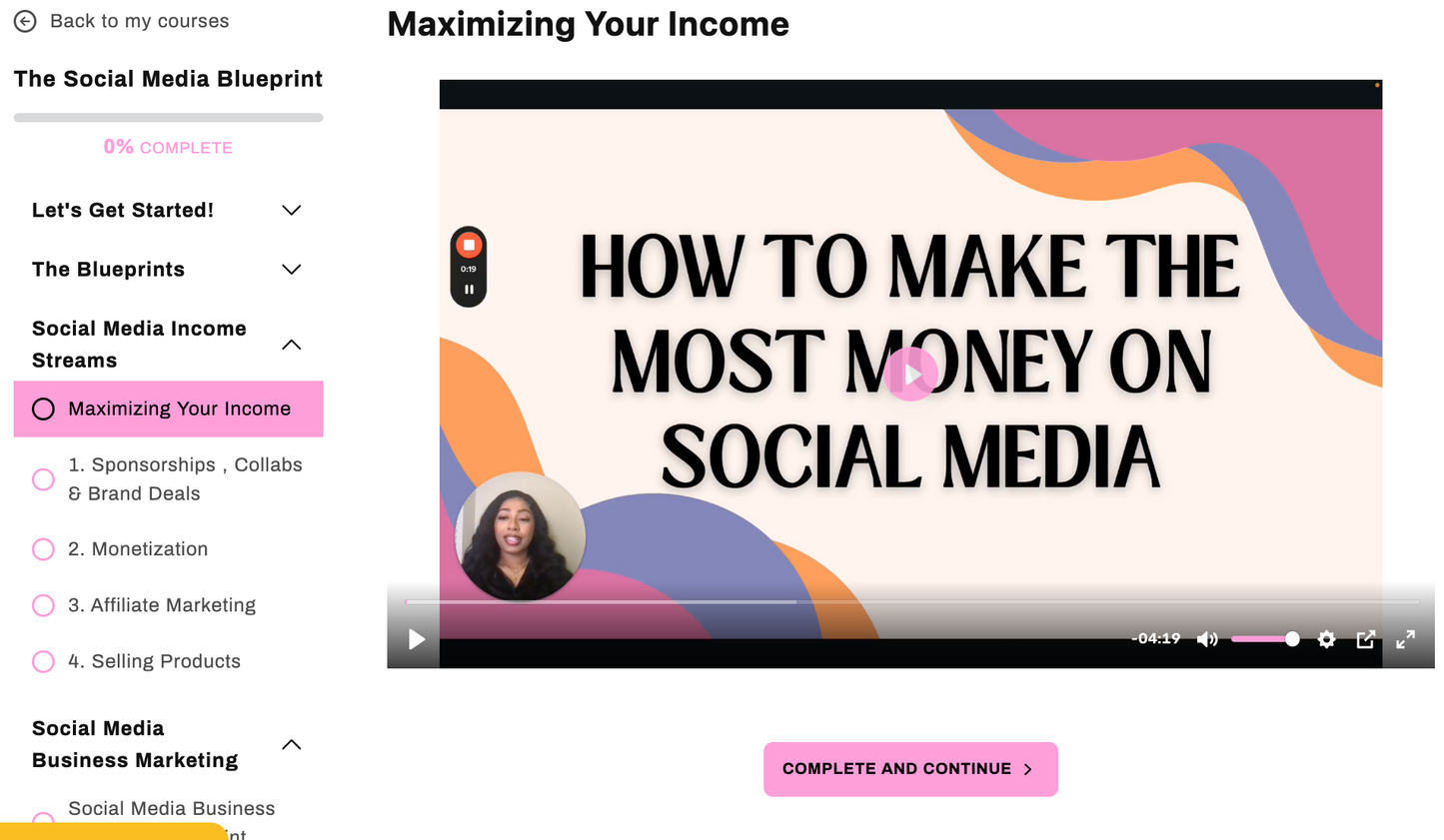 The Social Media Blueprint Course